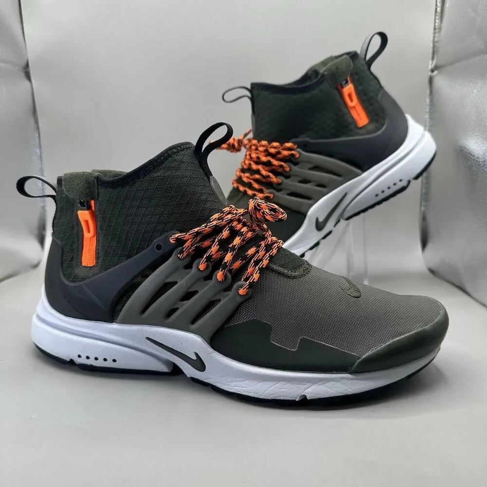 Nike Air Presto Mid Utility “Cargo Khaki” Men’s Size 10 Sneakers 859524-301
